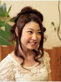 簡単アレンジデートヘア