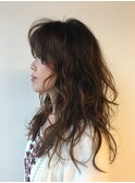 ほつれロングウエーブ