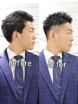 ヨシザワインク プレミアム 横浜 桜木町店(YOSHIZAWA Inc. PREMIUM) 【ヨシザワ横浜】ビフォーアフター30代40代ビジネスツーブロック