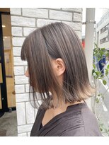 パーク(PAAQ)&nbsp;【Misa】肩につくBOBと柔らかグレージュ