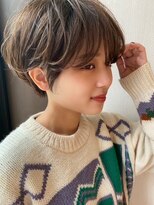 透明感が可愛い韓国マッシュ/アッシュグレージュ/グレイッシュ