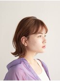 オフィスヘア/エアリーミディ/ショートパーマ/新宿