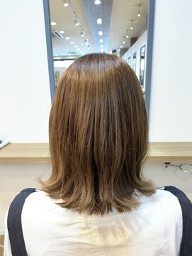 オルファ 我孫子店(OLFA) クラゲヘアー/小顔に見せるヘア/ココアベージュ/我孫子