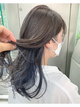 シェリ ヘアデザイン(CHERIE hair design) インナーネイビーブルー☆