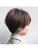 大人可愛い20代30代40代小顔顔まわりくびれ丸みショート