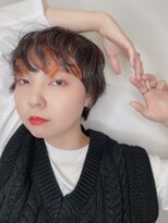 ブローチェアヴェダ 韓国風インナーバングカラー【髪質改善/郡山/郡山美容室】