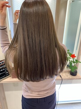 シミズヘアー(SHIMIZUHAIR) オリーブベージュ