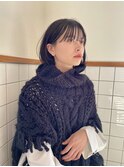 シースルーバングbob
