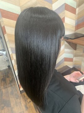 ココカラ(Kokokala) #髪質改善TOKIO #カラー #カット #黒髪