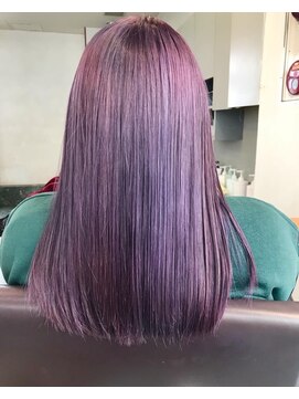 レモーリア 井口店 色落ちしてもかわいいピンクパープル