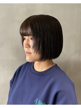 ハウ 心斎橋(how) ミニボブ/ショート/ショートヘア/前下がりボブ/ぱつっとボブ
