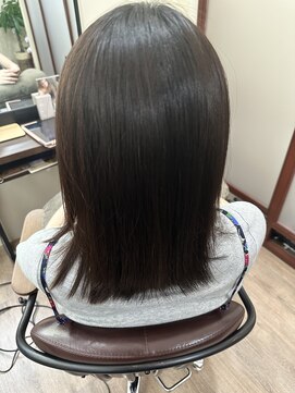 ライフ 忍ケ丘店(Lyfe) グレージュカラーナチュラルストレート_チョコレート_248