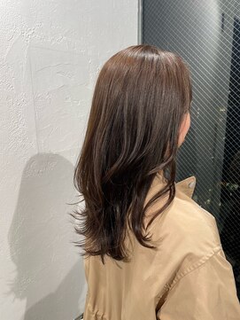 ザザアオヤマ(ZA/ZA AOYAMA) レイヤーカットのくびれロング