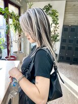ヲタク(wotaku.)&nbsp;ハイライトカラーローライトホワイトシルバーベージュアッシュ