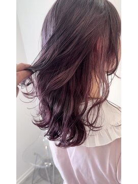 チョキナ(chokina.) ブルーバイオレット×ピンクインナーカラー