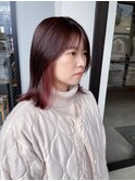 20代30代インナーカラーピンクカラー
