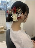 成人式タイトシニヨンヘアセット！美由紀