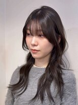 カミケン 黒岩店　kamiken・ 透明感ダークグレージュカラー×韓国レイヤー【カミケン黒岩店】