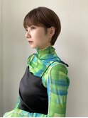 【表参道sheta小林】耳かけショート丸みショートボブ前髪パーマ