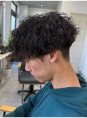 栃木メンズ波巻きスパイラルパーマシャドウパーマツイストパーマ
