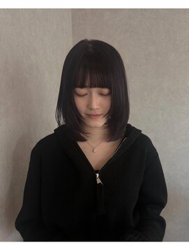 シュガー 盛岡(SUGAR) ◯ ラベンダー　グレージュ　レイヤーカット　ワンカラー　◯