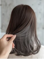 アース 天満橋店(HAIR & MAKE EARTH) 20代30代冬カラー◎暖色インナー×くびれミディ