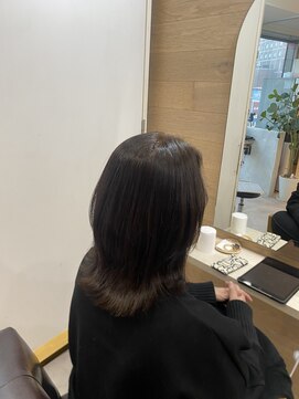 シルクレイ 新宿店(Silk-lei) クセを伸ばしすぎないナチュラルストレート！