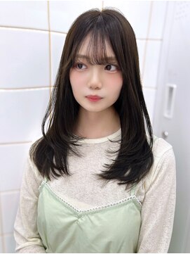 ディスイズ(thisis) 【thisis】オリーブベージュ/韓国風/レイヤーカット