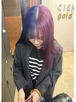 ペヴァ バイ シエンゴールド(PEVA by CIEN gold) ツートンカラー/ブリーチ/デザインカラー#浜松駅#カラー