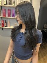 ベルベットヘア 千早店(Velvet hair)&nbsp;髪質改善カラー×ダークトーンカラー×ロングレイヤー【みつ】