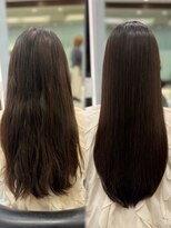 パーマ落としラボ アピッシュ 銀座(apish) パーマ落とし パーマ戻し 自然なストレート パーマ飽きた