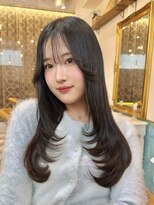 ロンドアベニール 北千住(Lond avenir)&nbsp;ダークパープル/髪質改善/縮毛矯正/オリーブベージュ/北千住