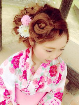 アチーブ 姫路店(Achieve) 【Achieve】ルーズな編み込みアップ　Stylist　平石