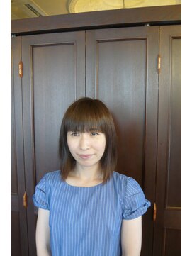 ルーネラパン(LUNELAPIN) ラメラ美髪法カラー(前下がりボブ)