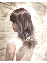 リゼル ユア 渋谷(RISEL YUA)&nbsp;ミルクティーアッシュのグラデーションカラー☆