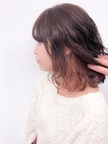 マルクラフ(hair shop Marque Laugh)&nbsp;いつもよりちょっと攻めて！ピンクインナーカラー