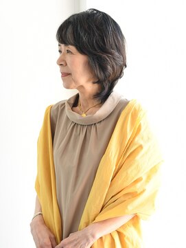 えがお美容室 【えがお美容室】50代60代に人気◎ハイライトカラースタイル