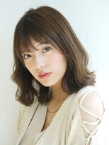 ジーナ セントラル銀座(Zina)&nbsp;小顔セミウェットウェーブピンクベージュハイライトカラー