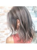 #ハイライト #グレーアッシュ #シークレットカラー
