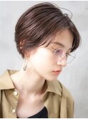 前髪かき上げイメチェンイヤリングカラーラベンダーカラーくびれ