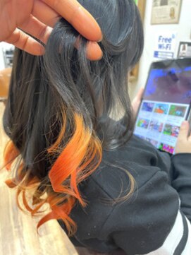 ヘアスタジオ ロメオ(hair studio Romeo) アニメカラー【禰豆子】