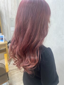 テーラヘアー 鎌ケ谷店(TELA HAIR) ピンクカラー