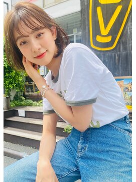 アルテ(ARTE) 【ARTE表参道/青山】小顔レイヤー×ミルクティーグレージュ