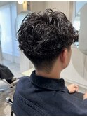 ［横山］メンズマッシュランダムパーマ