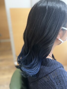 プリンス マツヤマ(Hair Salon Prince Matsuyama) ブルーブラック＊＊