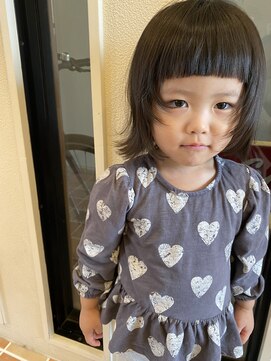 ブルー(BLUE) #BLUE キッズカット