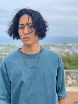 ミオ(Mio) 滋賀、南草津、メンズ美容室、波巻きツイストスパイラルパーマ