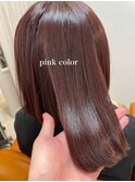 ピンクブラウン[藤沢/髪質改善]
