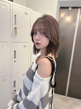 ボタン ハカタ(VOTAN hakata) 【柿本真優】ベージュカラー/前髪顔まわりカット/博多美容室