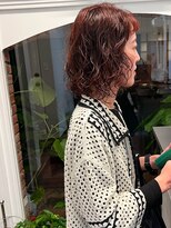 ラレイ ハラジュク(Lalei harajuku)&nbsp;【ささき】スパイラルパーマ/ウルフカット/レイヤーカット/前髪